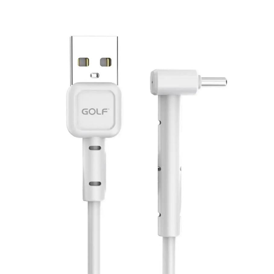 Кабель синхронізації Golf GC-69 USB-Type-C 3 A 1 м White (3_01967) - фото 2