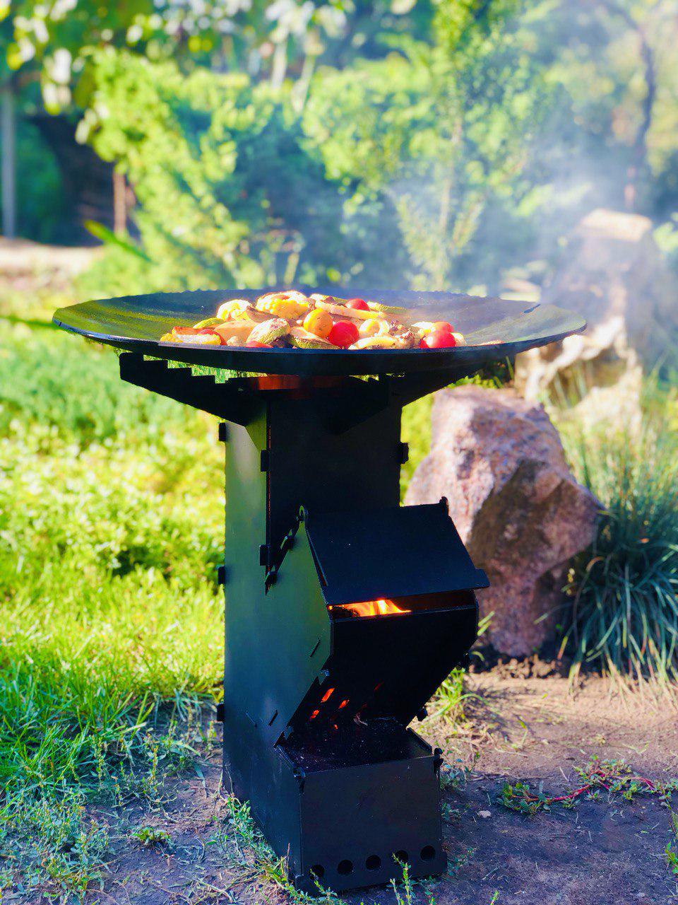 Турбо-печь разборная Steelagro Казачка крашеная 465x130x300 мм 3ХL (SA-05-001.1) - фото 6 Турбо-печь разборная Steelagro Казачка крашеная 465x130x300 мм 3ХL (SA-05-001.1) - фото 6