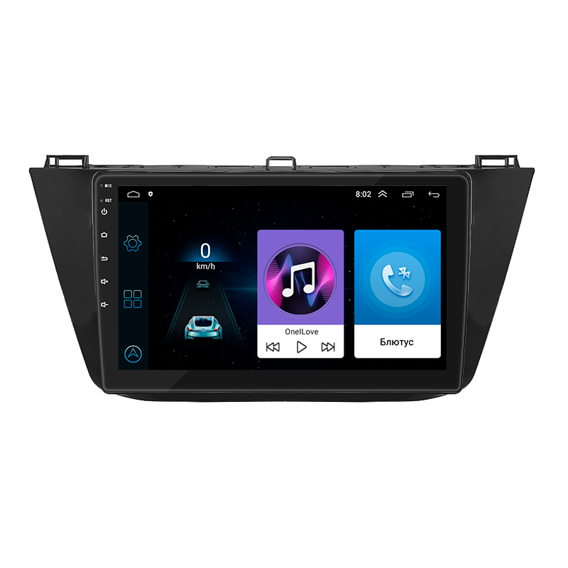 Штатная магнитола 10" Lesko для Volkswagen Tiguan II Рестайлинг 2020-н.в. 1/16Gb/ Wi-Fi Optima Вольксваген