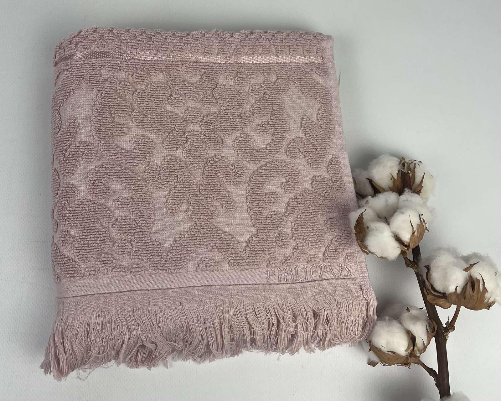 Полотенце Philippus Lux Cotton Velowis Е837 50x90 см Пудровый (CN31698)