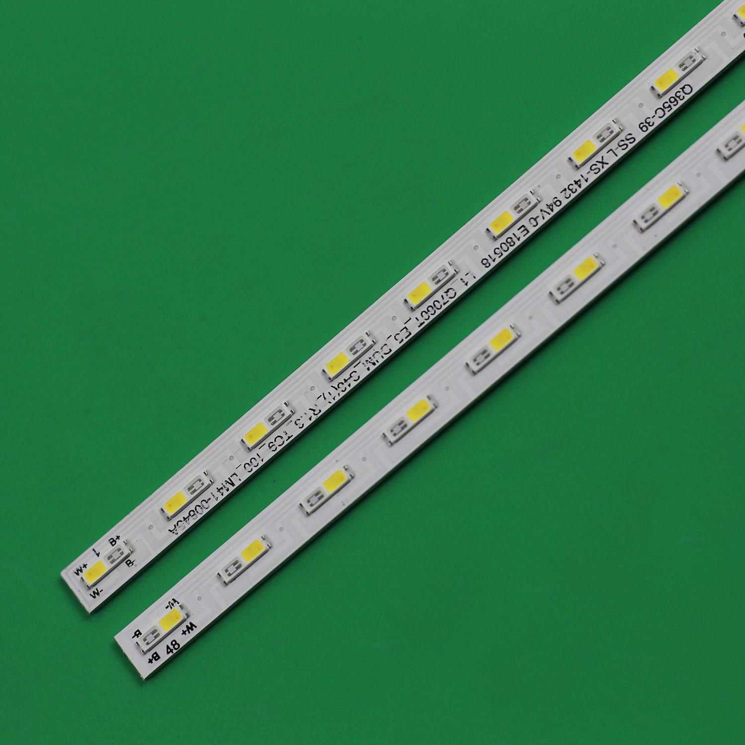 Комплект LED подсветки для TV Samsung V0T6-550SM0-R0 BN96-50383A STC550F64 Q70T-STC550F64-7020-2IN1-BLUE-48LED 55" 2 шт. (ART-13648) - фото 2