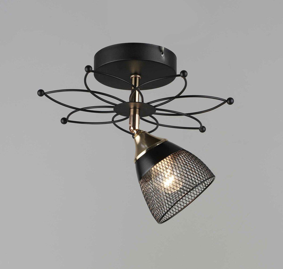 Люстра потолочная Light House SRS-19215/1 Черный с золотым