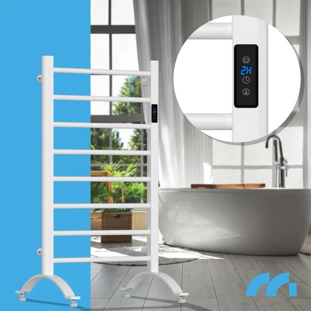 Електрична рушникосушка Maltec з термостатом і таймером 2в1 200W White (BH200W) - фото 5 Електрична рушникосушка Maltec з термостатом і таймером 2в1 200W White (BH200W) - фото 5