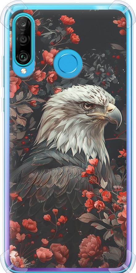 Чехол на Huawei P30 Lite Цветочный страж (6102sp-1651-42517) Чехол на Huawei P30 Lite Цветочный страж (6102sp-1651-42517)