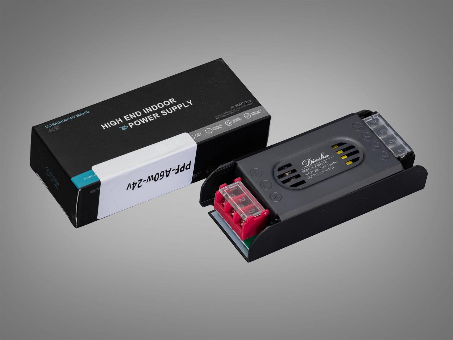 Блок живлення для LED стрічки 24 В 60 Вт 2,5А (PPF-A60w-24 В)