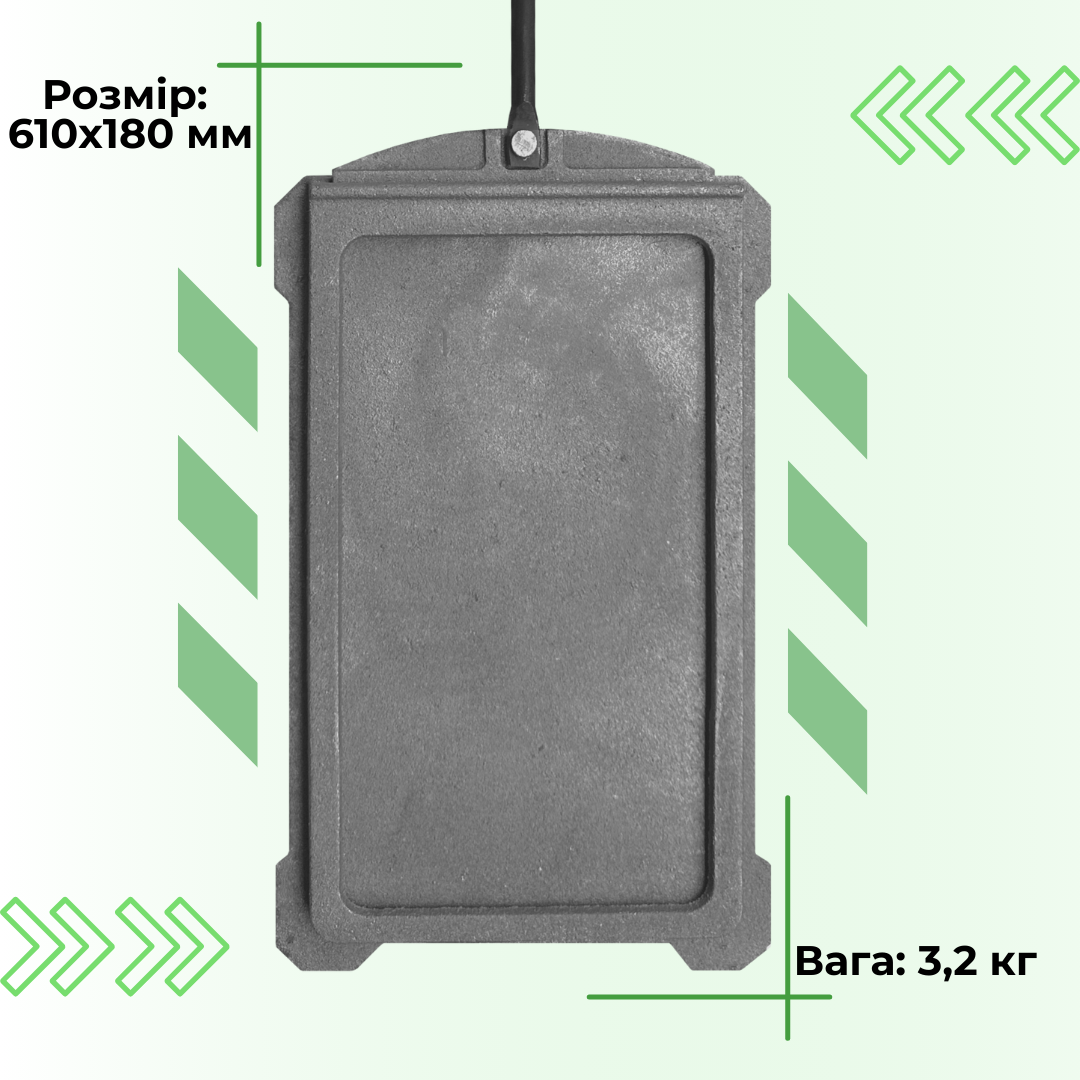 Засувка шиберна чавунна для печі з ручкою регулятором 295х180 мм - фото 10 Засувка шиберна чавунна для печі з ручкою регулятором 295х180 мм - фото 10