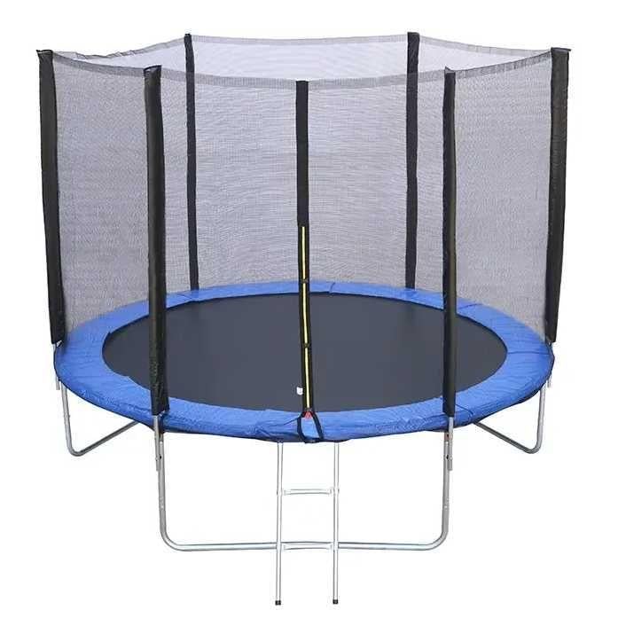 Батут TK-Sport В-20556 металлический с защитной сеткой и лестницей 183 см Синий (150-7-96291)