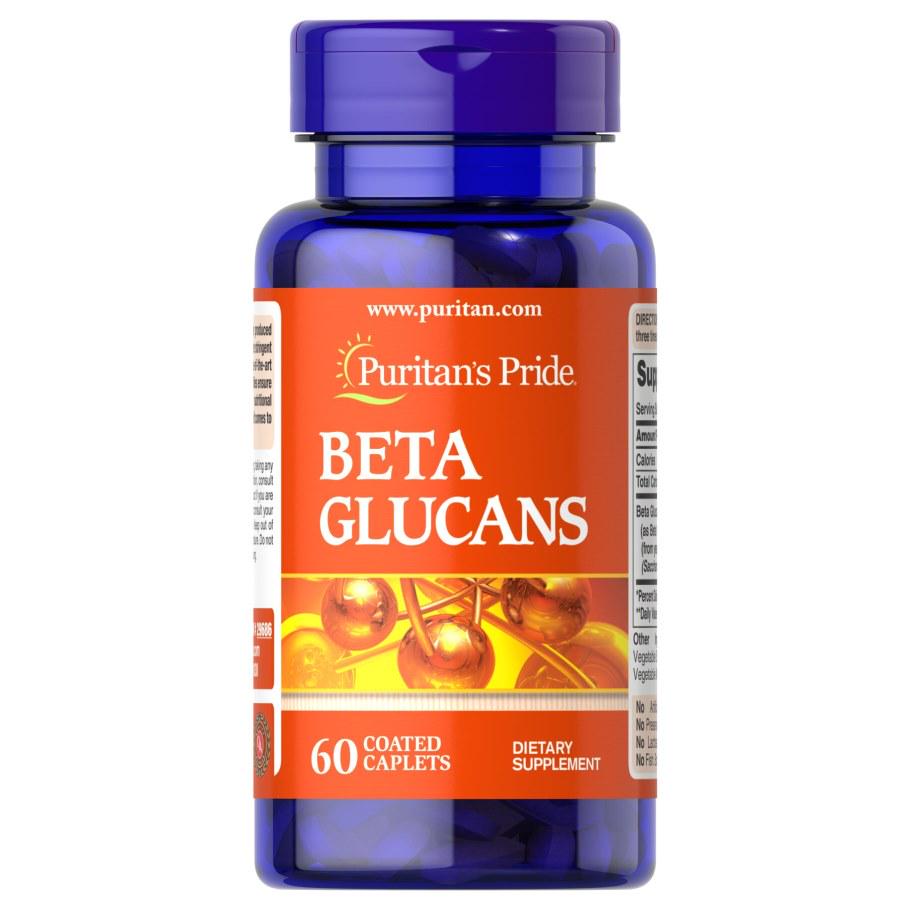 Натуральная добавка Puritan's Pride Beta Glucans 200 мг 60 каплет (8853)