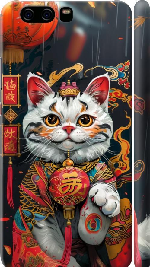 Чехол на Huawei P10 China Cat v2 (6135m-780-42517)
