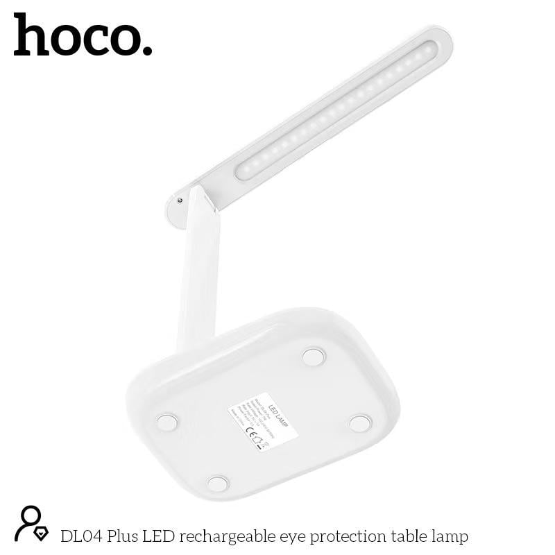 Лампа настільна Hoco LED Rechargeable eye protection table lamp DL04 Plus 1200 мАч White (609777) - фото 3 Лампа настільна Hoco LED Rechargeable eye protection table lamp DL04 Plus 1200 мАч White (609777) - фото 3
