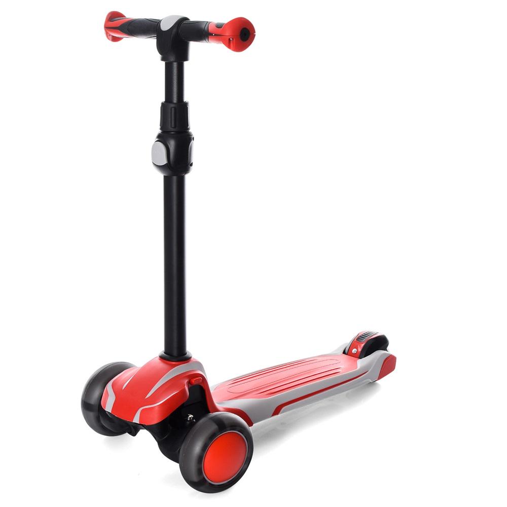 Самокат X1-RG Красный/Серый