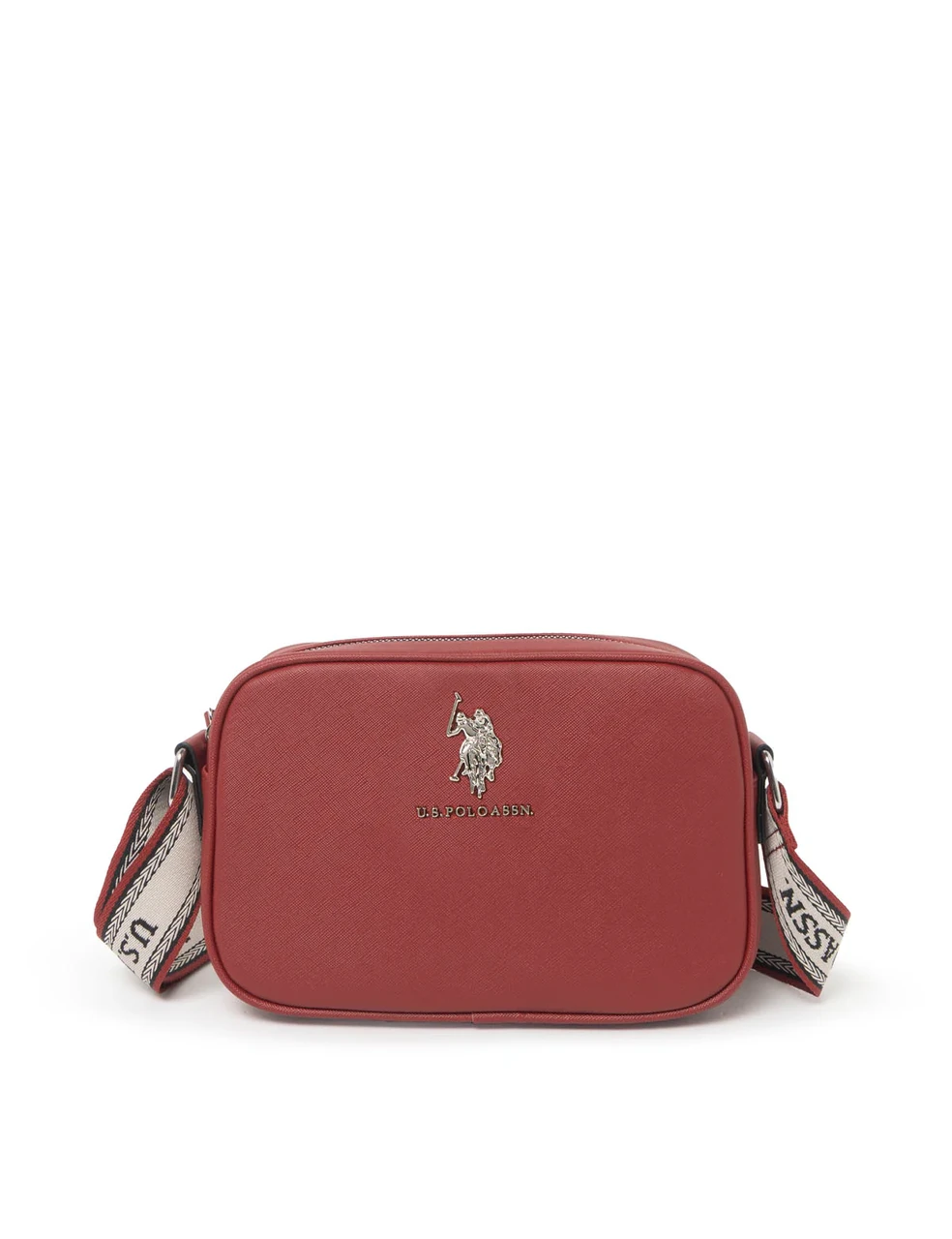 Женская сумка кросс-боди U.S. Polo ASSN BRICK через плечо Терракот (38427322)
