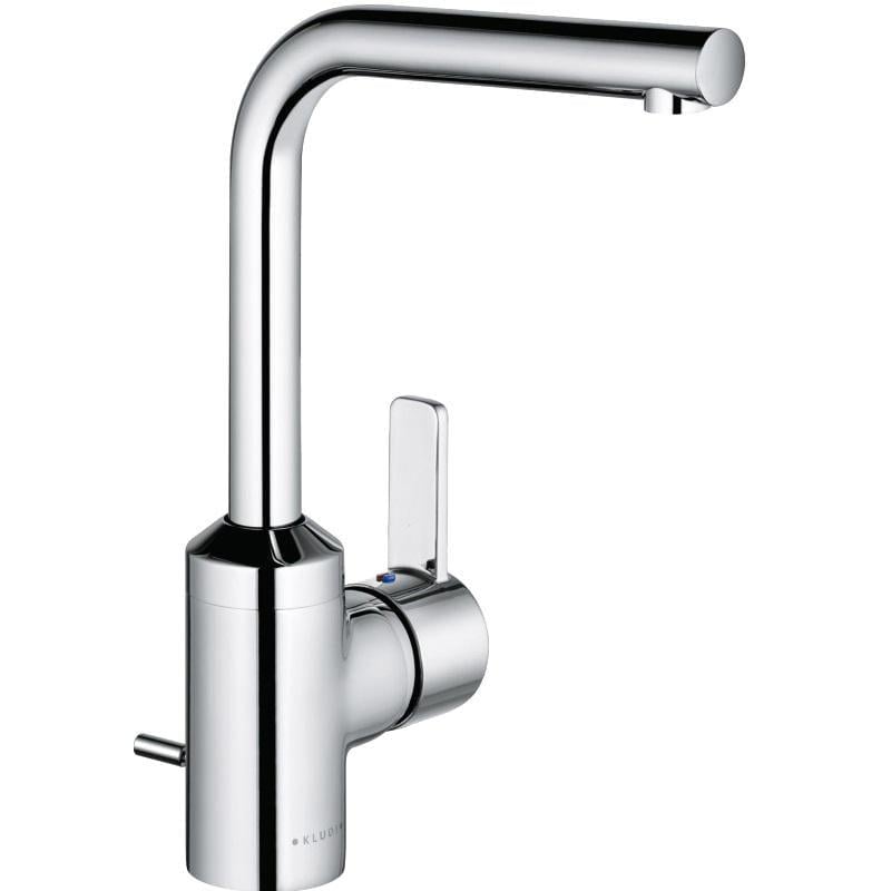 Смеситель для умывальника Kludi Zenta с донным клапаном Хром (382940575)