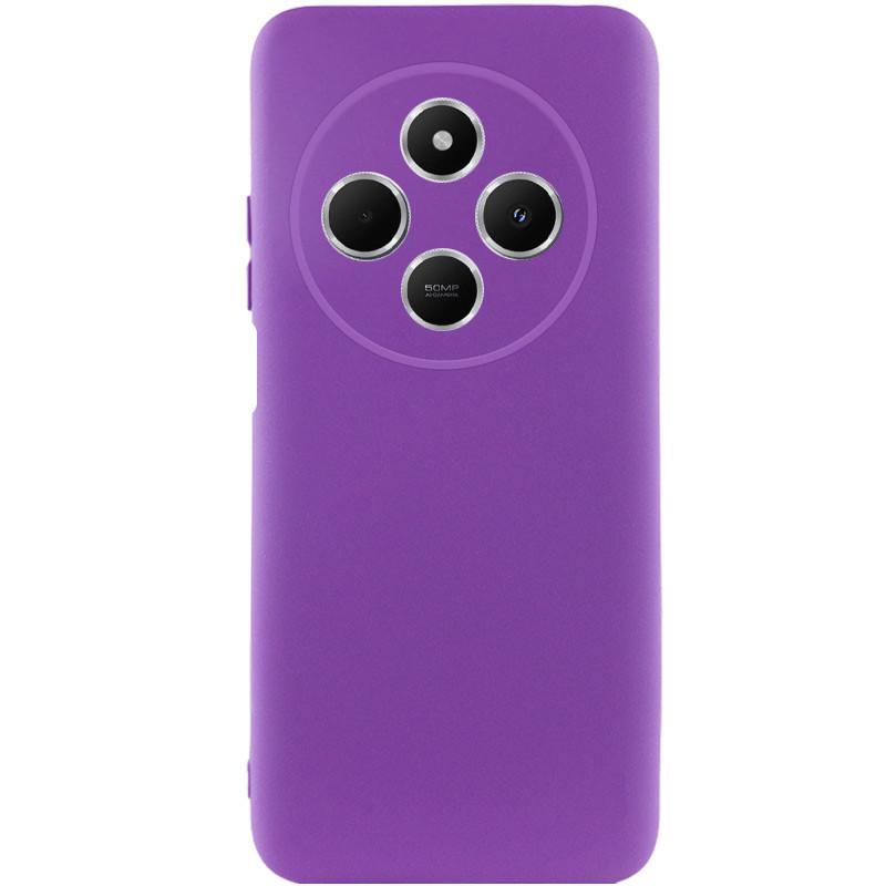 Противоударный чехол Silicone Cover Lakshmi Full Camera (AA) для Xiaomi Redmi 14C / Poco C75 Фиолетовый / Purple
