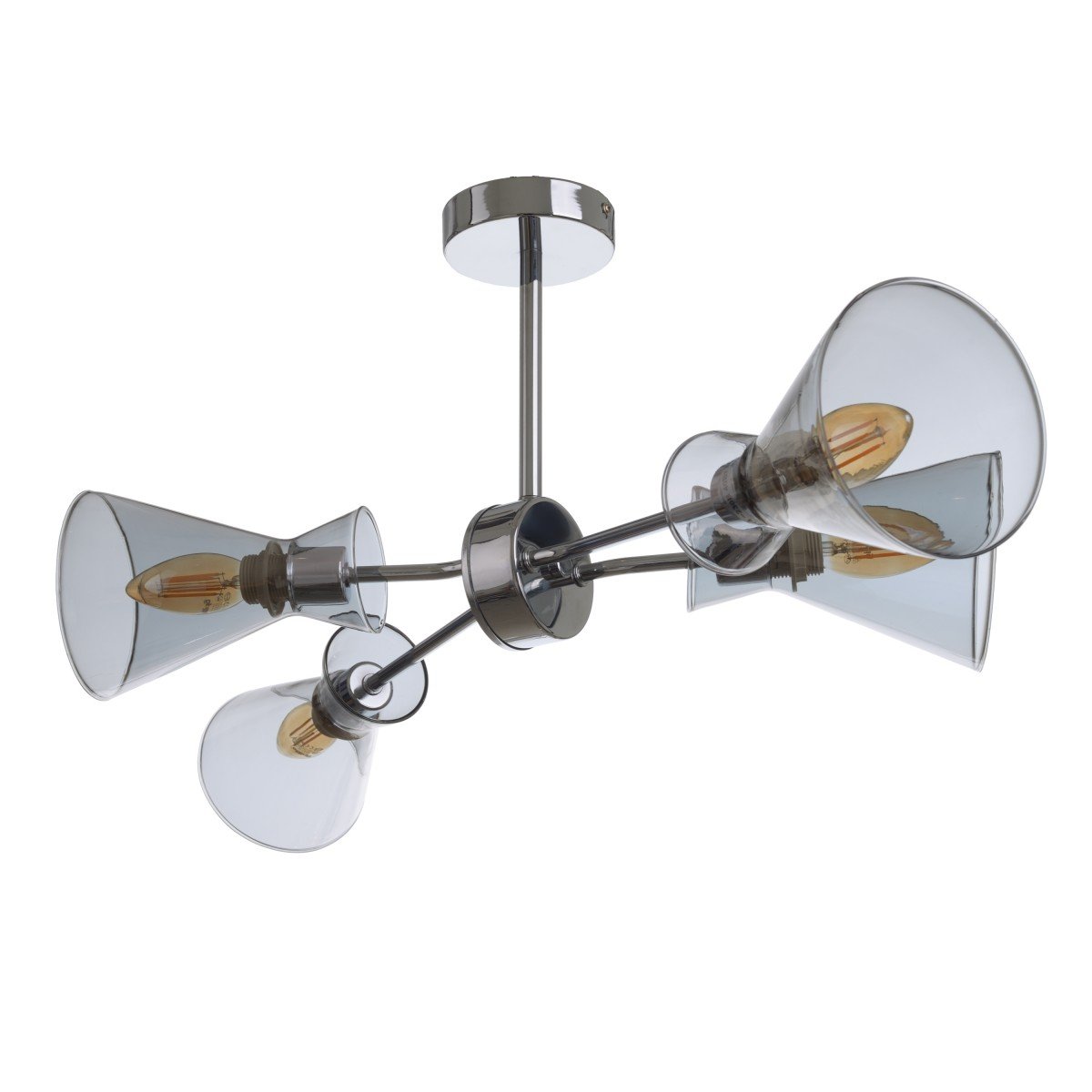 Люстра Brille LK-670S/4 E14 CH (23-808)