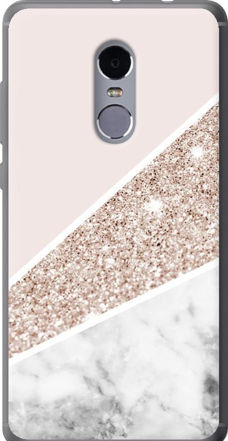 Чехол на Xiaomi Redmi Note 4 Пастельный мрамор (4342u-352-42517)