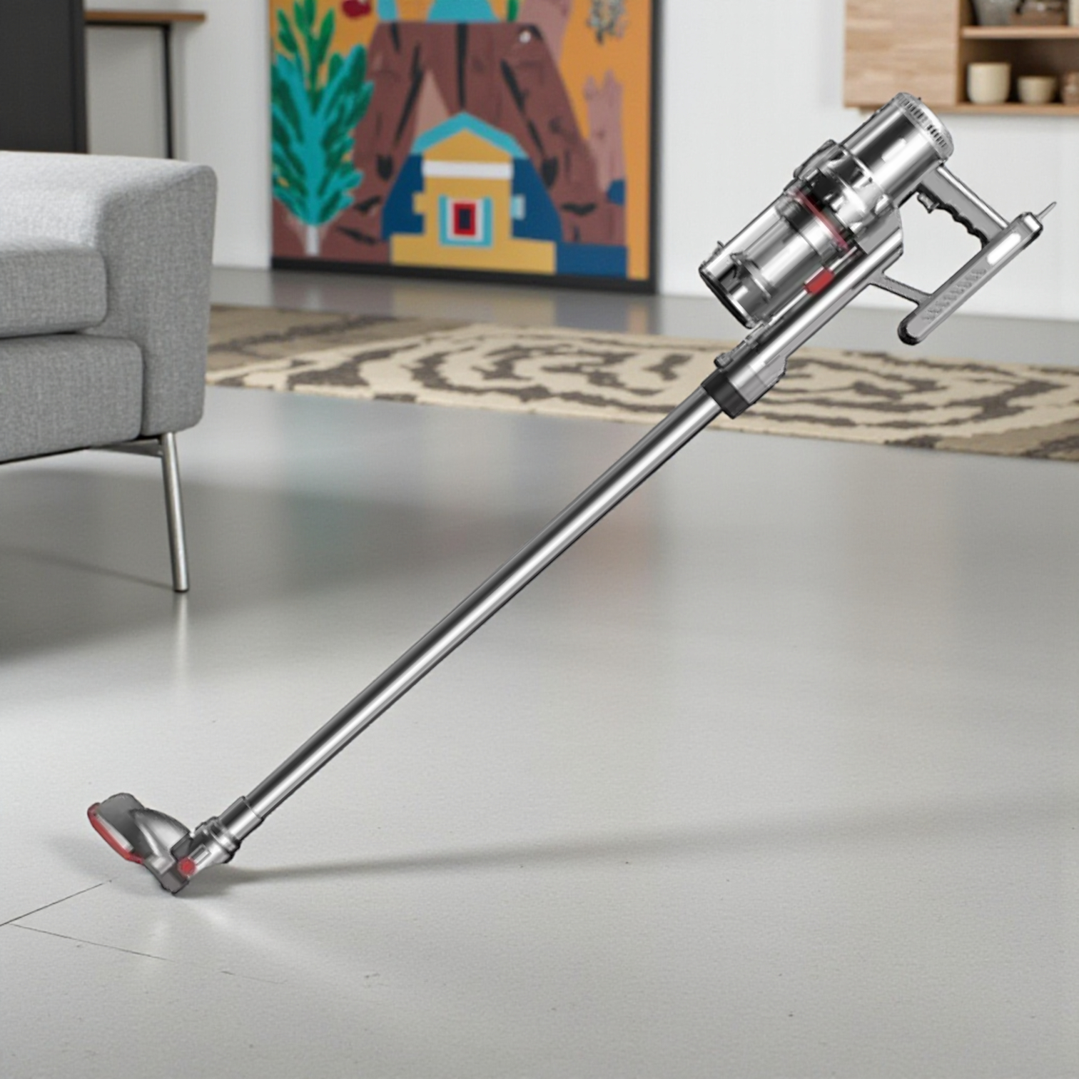 Пилосос ручний вертикальний із циклонним фільтром Sokany SK-3378 для сухого прибирання Сріблястий (SK-3378) - фото 3 Пилосос ручний вертикальний із циклонним фільтром Sokany SK-3378 для сухого прибирання Сріблястий (SK-3378) - фото 3