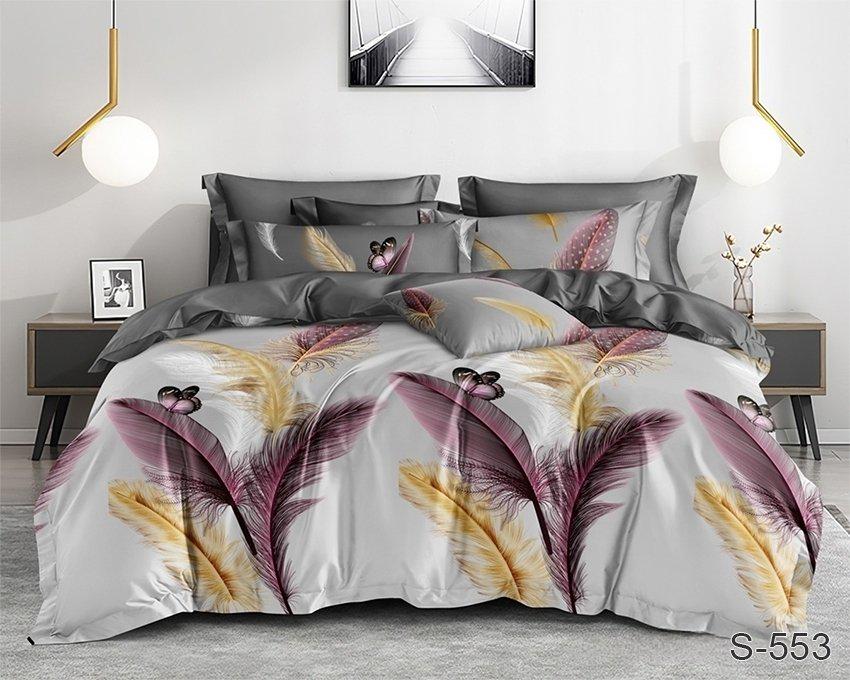 Комплект постельного белья ТAGtekstil Сатин Премиум семейный наволочки 50x70 см (S553)