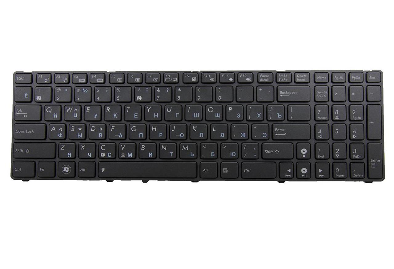 Клавиатура для ноутбука Asus N50 N50 с подсветкой клавиш матовая (04GNV32KRU00)