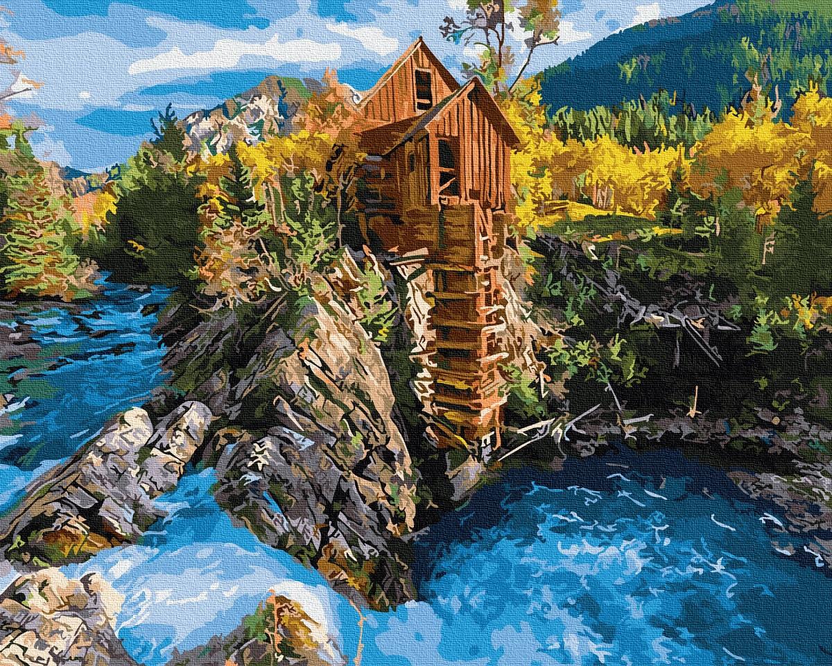 Картина по номерам Brushme GX34014 Домик на горных скалах 40x50 см (1307741441) Картина по номерам Brushme GX34014 Домик на горных скалах 40x50 см (1307741441)