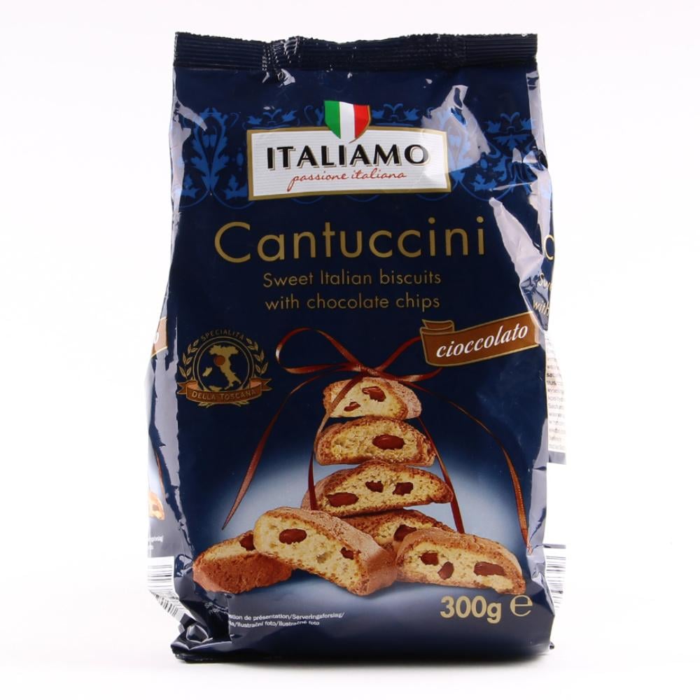 Печенье Кантучини ITALIAMO Cantuccini Chocolate Biscuits 300 г