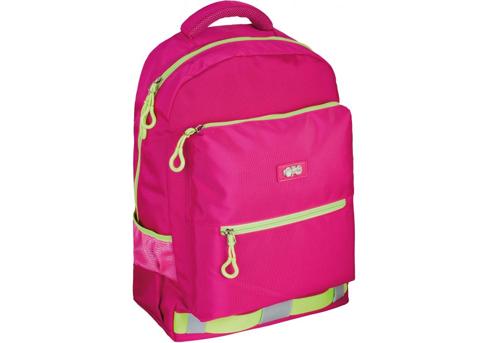 Рюкзак молодіжний Cool For School 44x28x16 см 16-25 л Рожевий (CF86436)