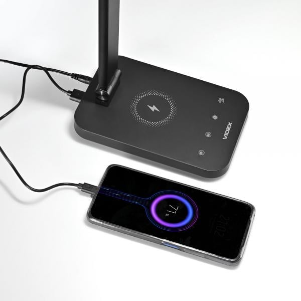 Лампа настiльна Videx з бездротовою зарядкою VL-TF17B/18 W/1800-6500 K - фото 7 Лампа настiльна Videx з бездротовою зарядкою VL-TF17B/18 W/1800-6500 K - фото 7