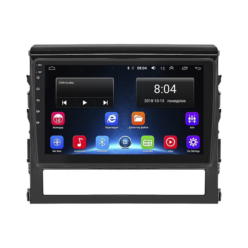 Магнитола штатная 9" Lesko для Toyota Land Cruiser 200 Series Restyling 2 2015-2021 2/32Gb Wi-Fi GPS Base