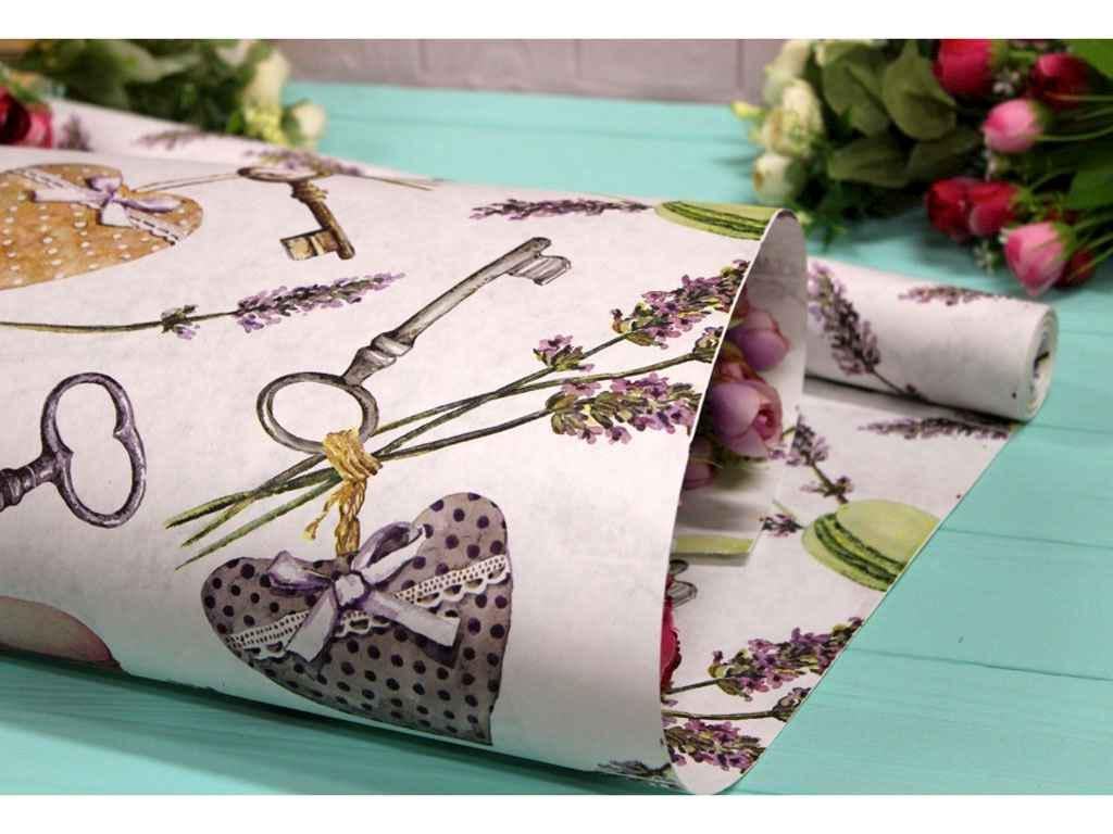 Папір подарунковий крафт Упаковкин 70 см 8 м 2-СТ №1015БЛ 2-СТ (823547)