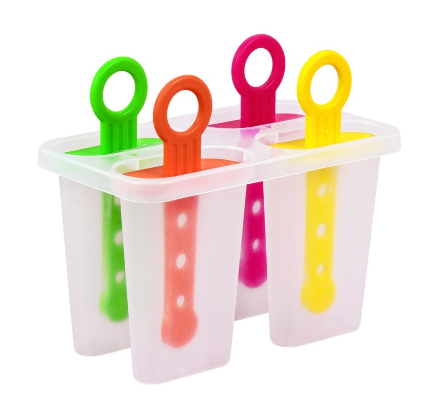 Формы для мороженого Stenson 4шт. 13,5x11,5x8,5 см Разноцветный (R92503)