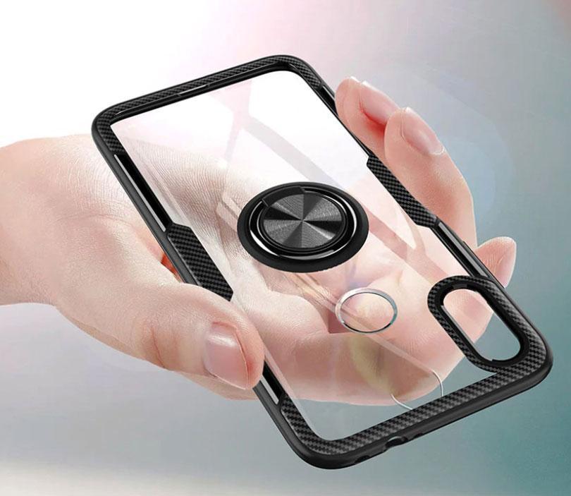 Чохол Primolux Ring Magnetic Stand для Xiaomi Redmi Note 7/Note 7 Pro Black (1120859687) - фото 5 Чохол Primolux Ring Magnetic Stand для Xiaomi Redmi Note 7/Note 7 Pro Black (1120859687) - фото 5