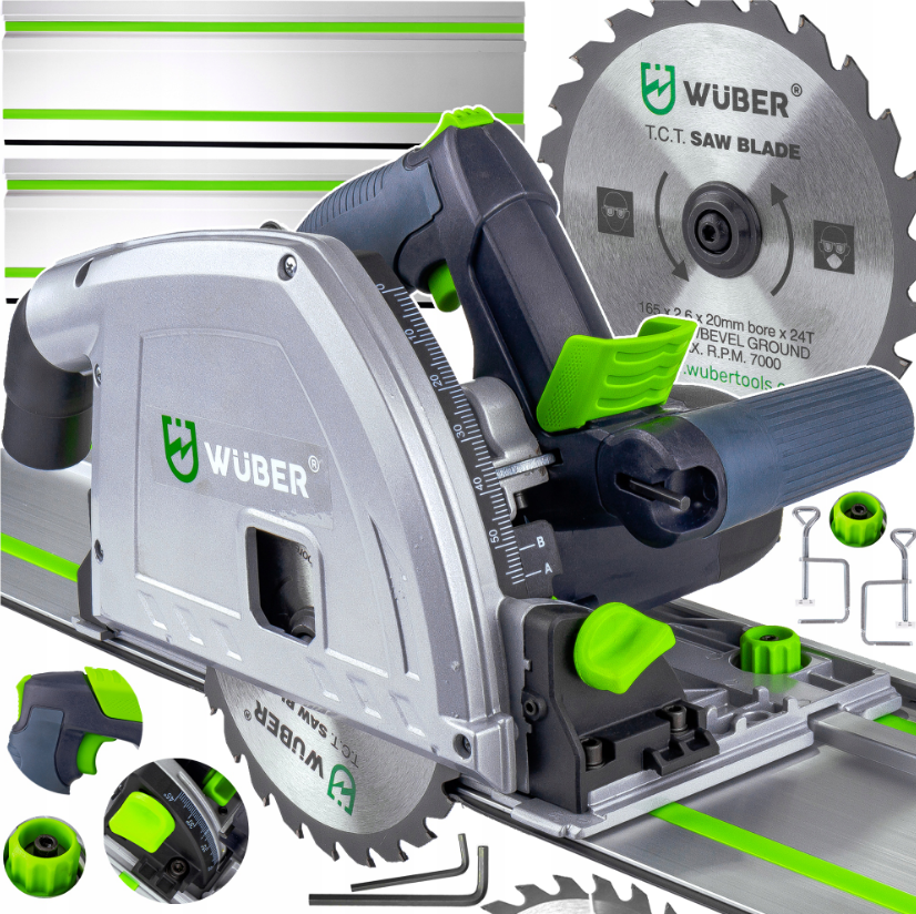 Пила заглибна Wuber направляюча 2400 Вт (W5720412) - фото 3 Пила заглибна Wuber направляюча 2400 Вт (W5720412) - фото 3