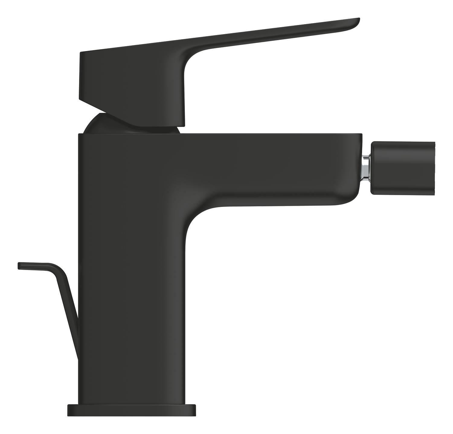 Смеситель Grohe однорычажный для биде Cubeo Черный матовый Смеситель Grohe однорычажный для биде Cubeo Черный матовый