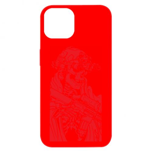 Чехол для iPhone 13 Череп снайпер