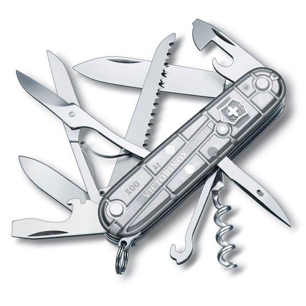 Комплект нож Victorinox Huntsman 1.3713.T7/чехол с фонариком - фото 2