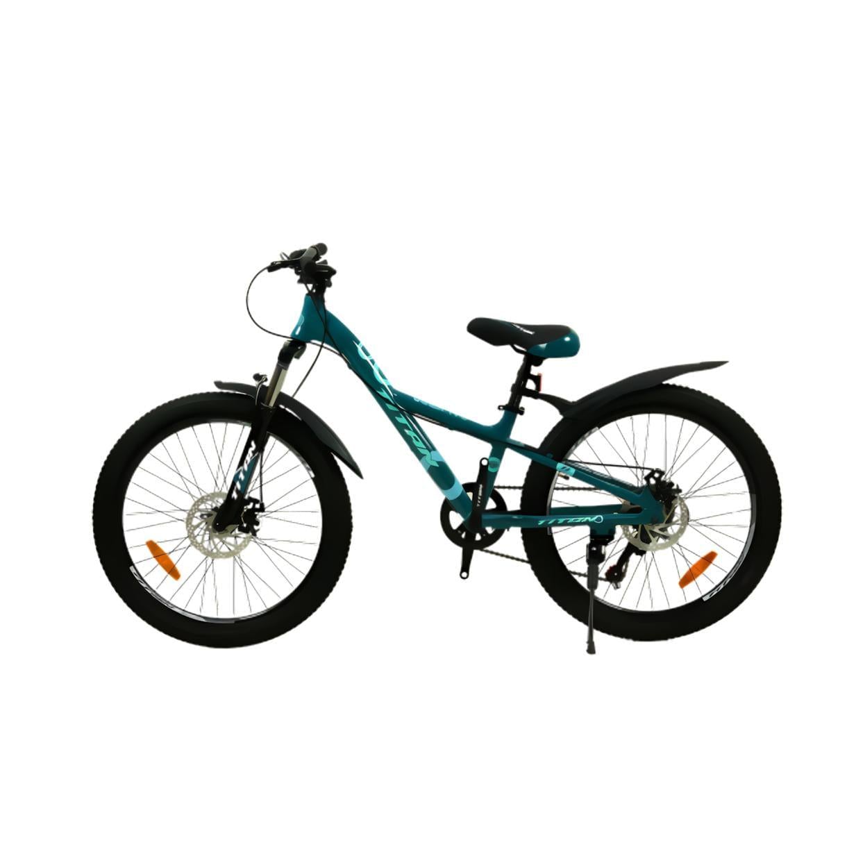 Велосипед Titan Calypso 24" 11" Темно зелений/Блакитний