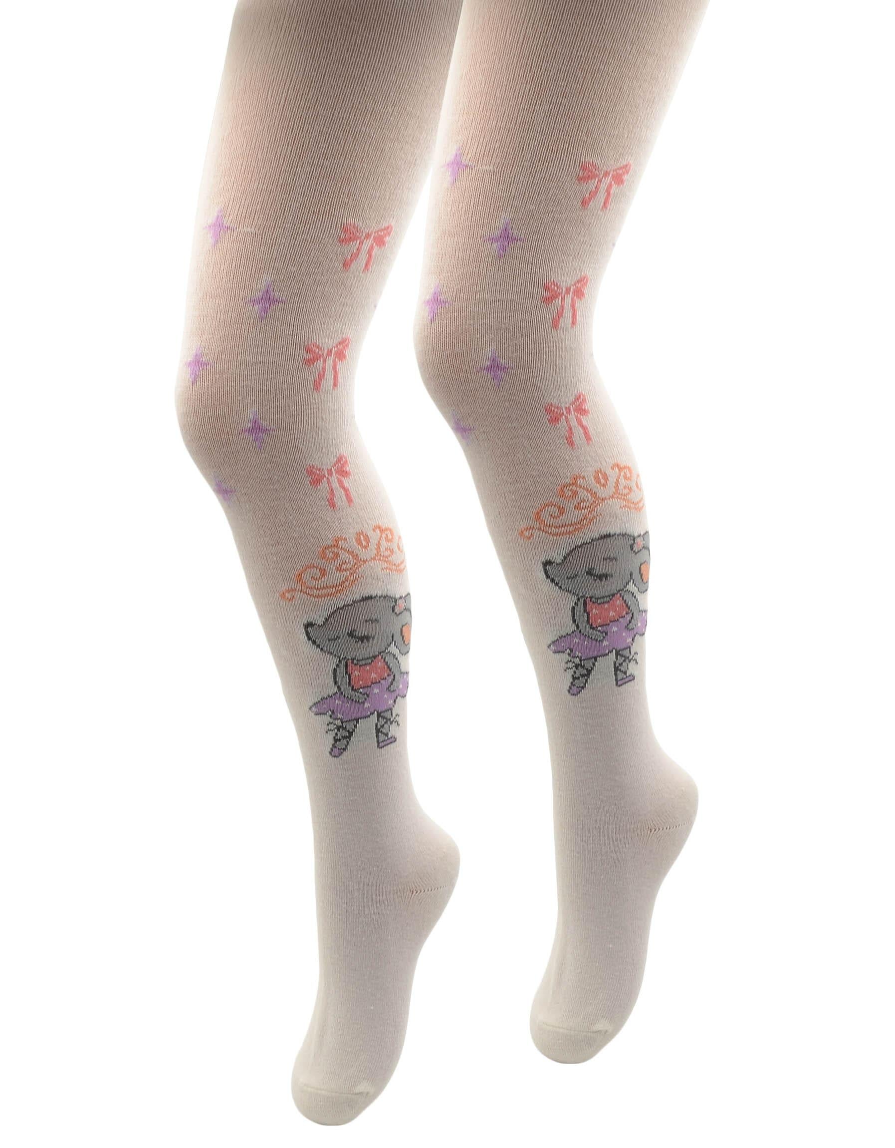 Колготки детские демисезонные Miles 500-025 110-116см Молочный