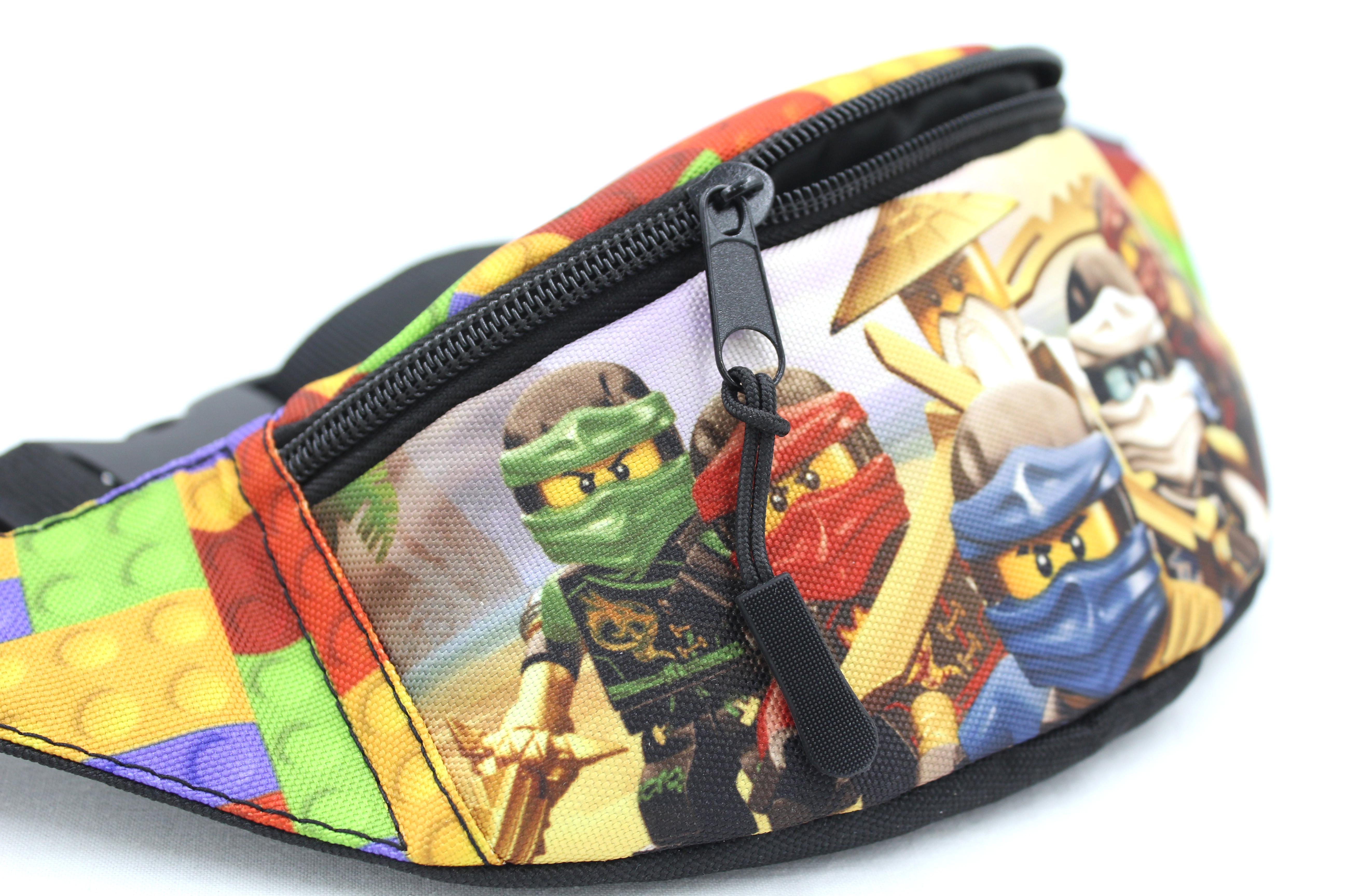 Сумка бананка для хлопчика з регулюючим ремінцем Ніндзяго (Д-011) - фото 4 Сумка бананка для хлопчика з регулюючим ремінцем Ніндзяго (Д-011) - фото 4