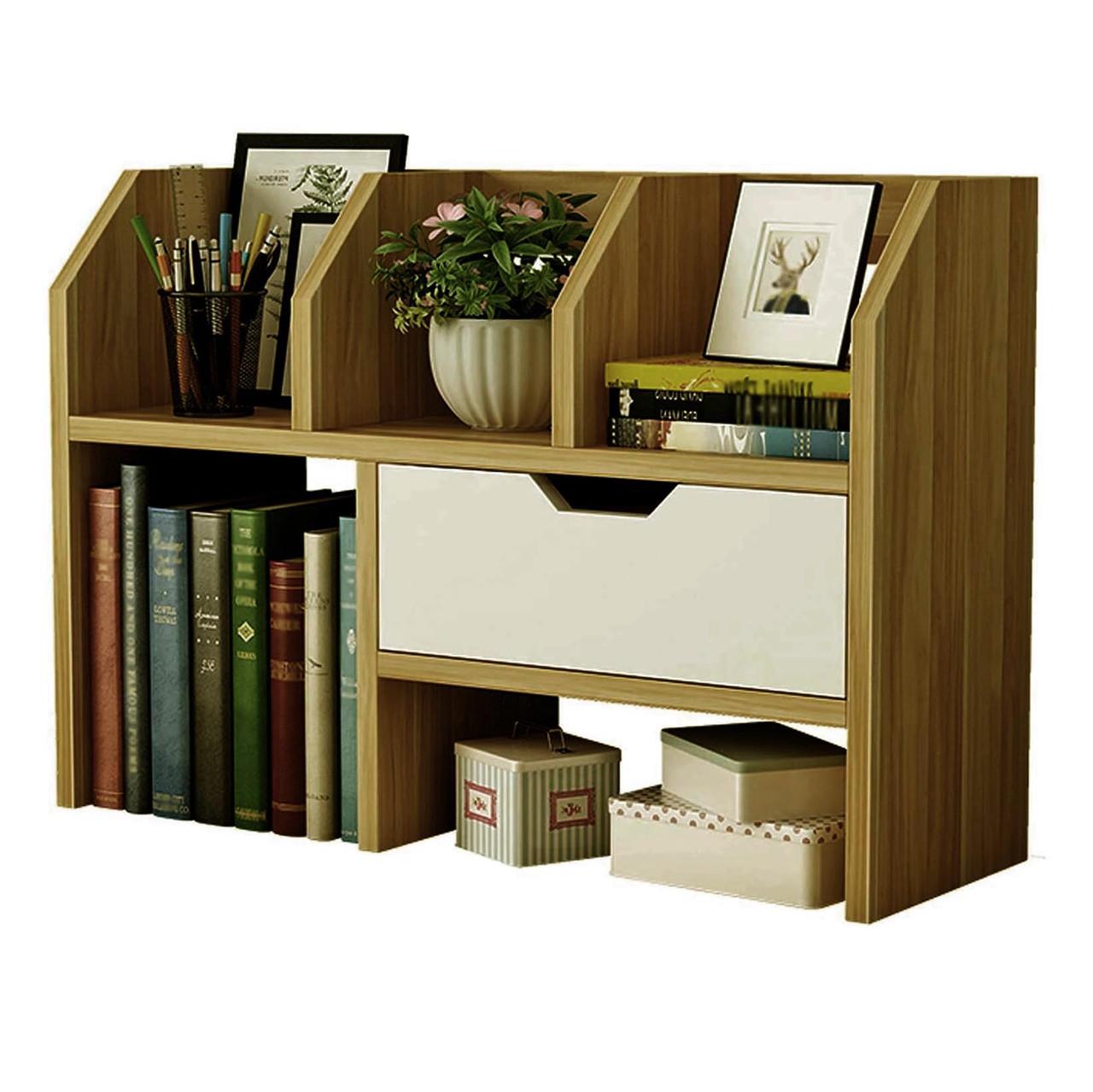 Полиця-надбудова настільна з дерева Ламберел сієна-зефір (АКД-01910520)