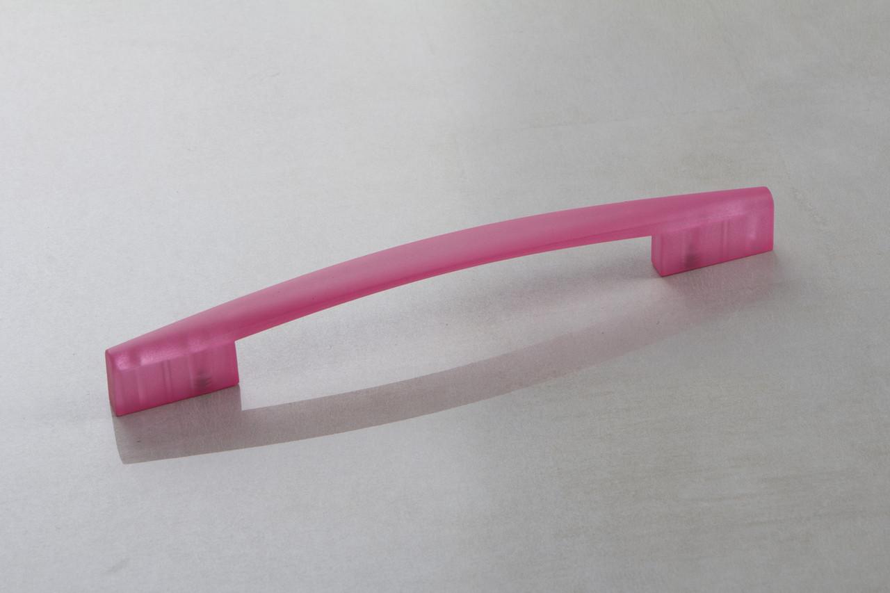 Мебельная ручка Poliplast РП-19/160 Прозрачный розовый (16046)