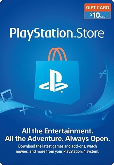 Цифровий код Соні PlayStation Network на поповнення гаманця рахунку облікового запису на 10 usd US-регіон