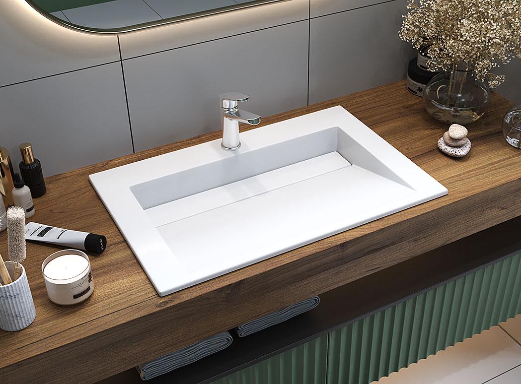 Умывальник накладной Luxor Kraft Low 70 (29912417)