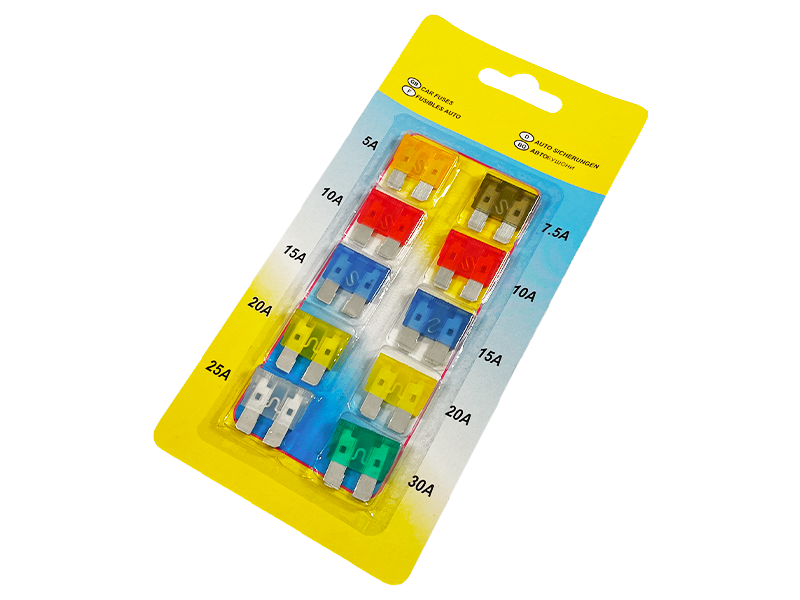 Предохранители автомобильные Lemanso LM2650 M алюминий 10 шт. (8682)