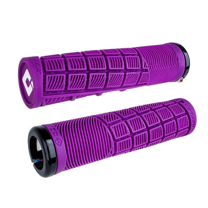 Грипсы ODI Reflex v2.1 Lock-On MTB Closed End 135 мм Purple (D33RXPR-B)