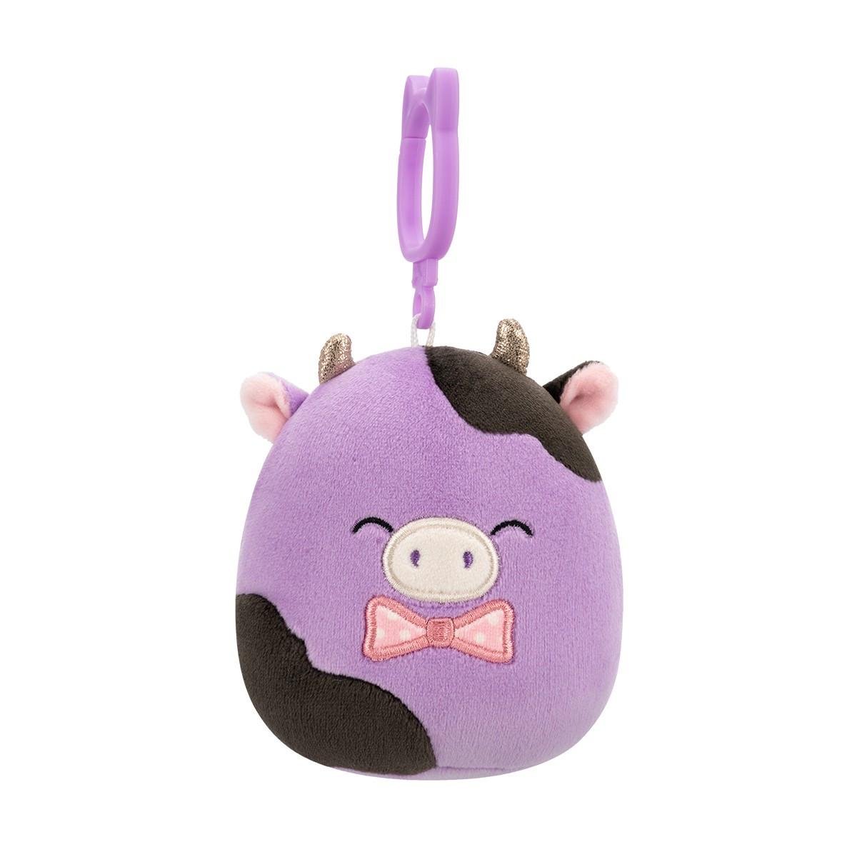 М'яка іграшка на кліпсі Squishmallows Корівка Олексі (SQCP00463-ks)