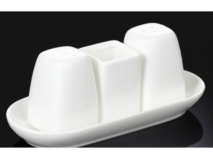 Набір порцеляновий Wilmax сільниця/перечниця/зубочистки (WL-996005) - фото 2 Набір порцеляновий Wilmax сільниця/перечниця/зубочистки (WL-996005) - фото 2