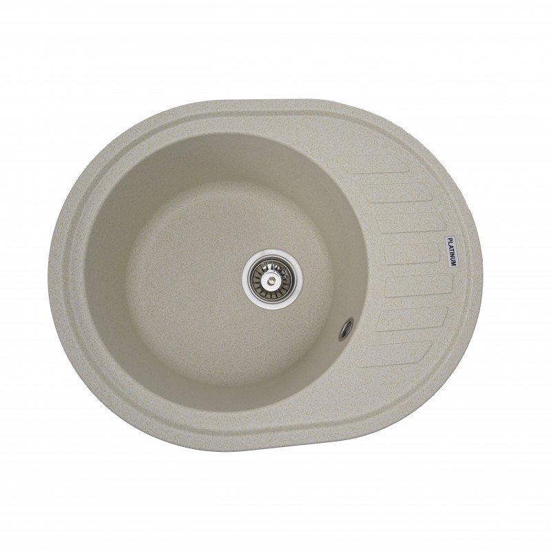 Мойка для кухни Platinum 6250 SOUL гранитная матовая Песок Мойка для кухни Platinum 6250 SOUL гранитная матовая Песок