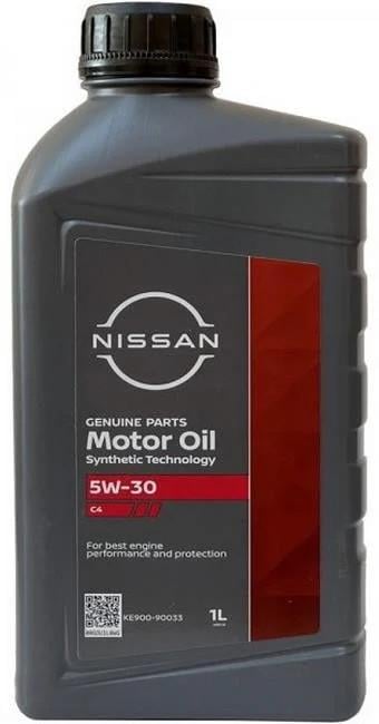 Моторна олива Nissan Motor Oil C4 SM/CF 5W-30 1 л (KE90090033)