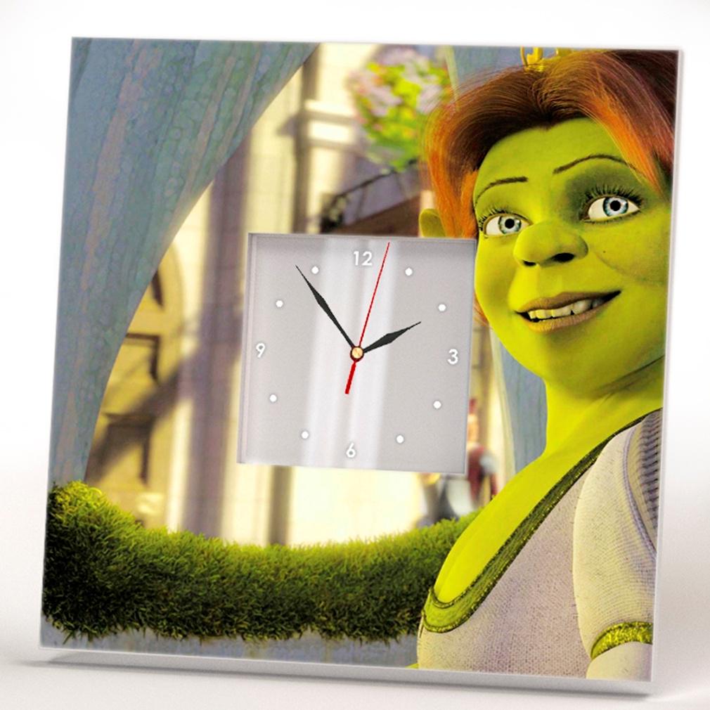 Часы Мультфильм «Шрек Фиона» 260x260 мм (C02017)