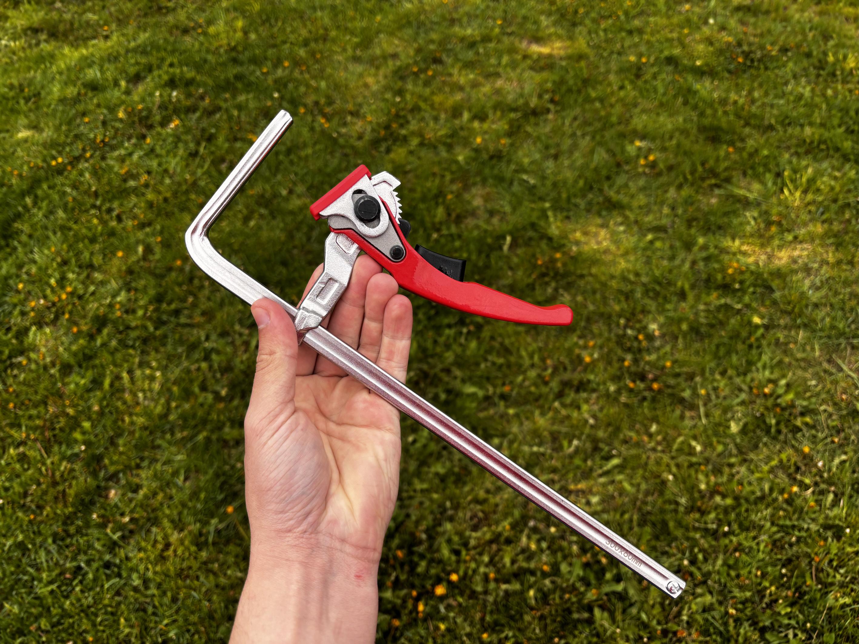 Струбцина для направляючої шини DMT важільна швидкозатискна 300х60 мм - фото 2 Струбцина для направляючої шини DMT важільна швидкозатискна 300х60 мм - фото 2